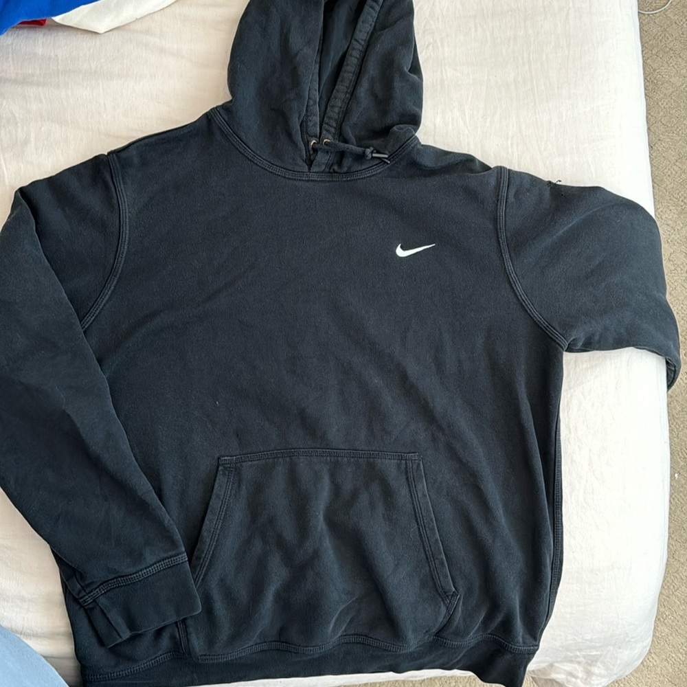 Vintage Nike Hoodie Black size XL